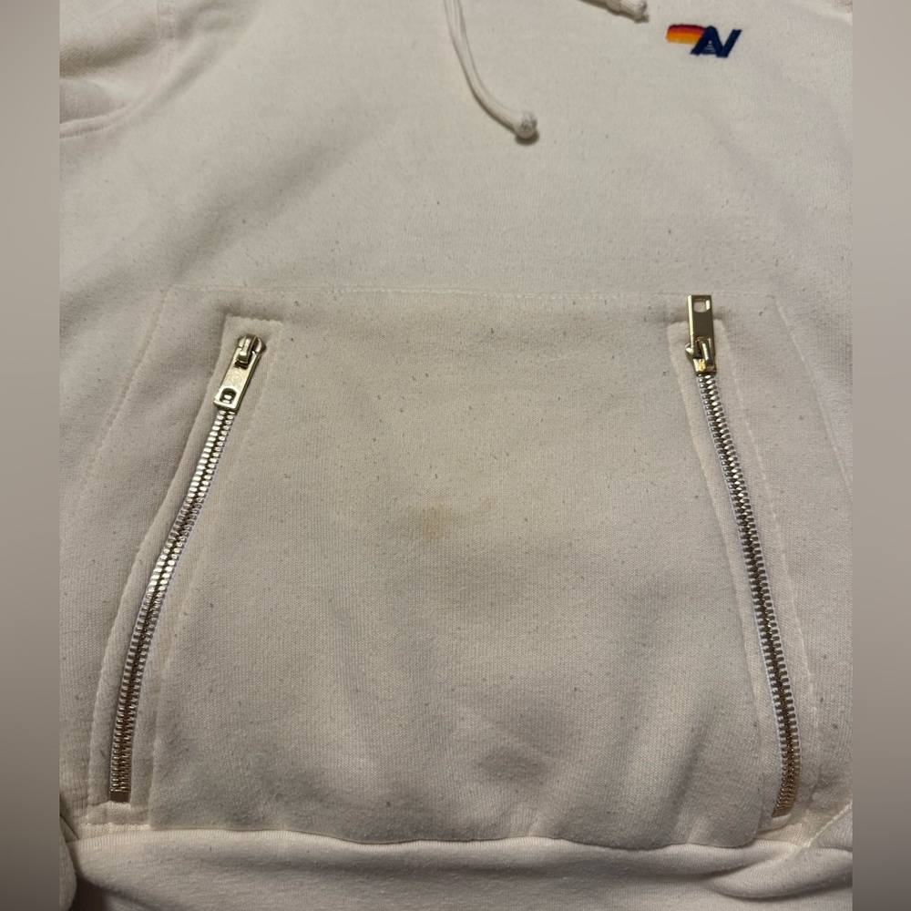 Aviator Nation Ninja hoodie XS vintage white - Picture 3 of 6